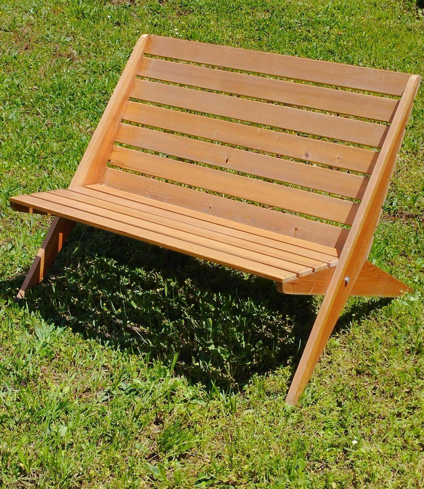 Banc pliant vintage