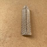Old series of 12 bayel crystal knife holders + vintage box