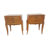 Pair of vintage bedside tables