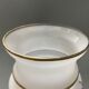 Vase en opaline decor emaille Louis XVI fin XIXe