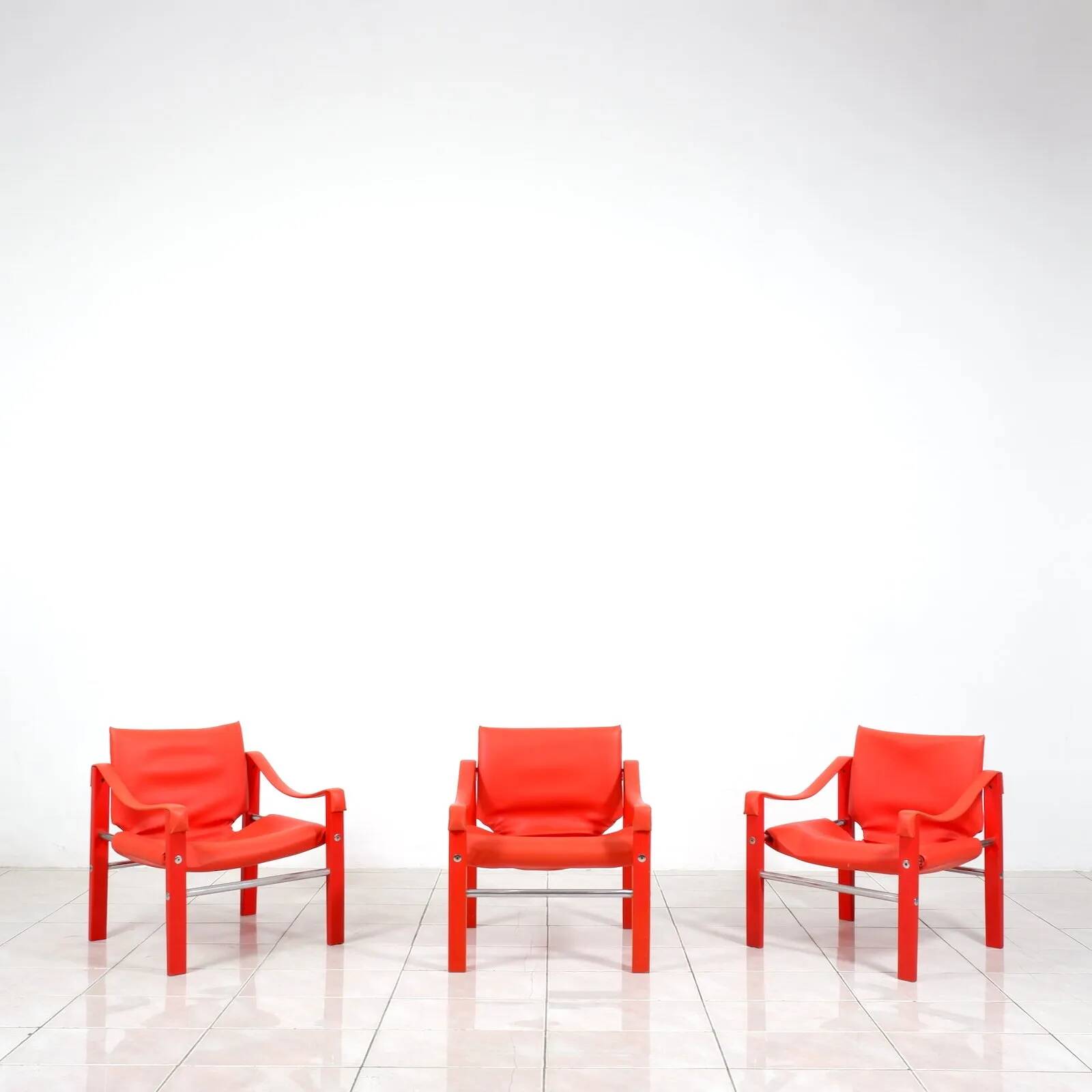 Safari lounge chairs by Maurice Burke for Arkana