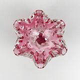 1960's Art Glass Bowl by Josef Hospodka for Chribska Glassworks, Czechoslovakia