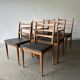 1960/70s Mid-Century set of 6 dining chairs by Schreiber Furniture