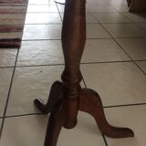 Mahogany square healing tripod foot
