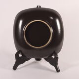 Geometric tracing ceramic vide-poche bowl, 1960s.