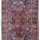 Handmade antique Persian Kerman rug 4' x 6.4' (122cm x 195cm) 1920s