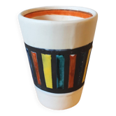 Roger capron red ceramic tumbler glass