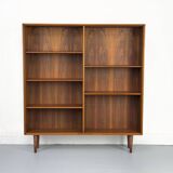 Large Walnut Bookcase by Bertil Fridhagen for Bodafors, 1969