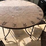 Table fer forgé / céramique