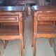 Pair of cherry wood bedside tables - 20th century