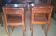 Pair of cherry wood bedside tables - 20th century