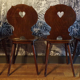 Wooden chairs