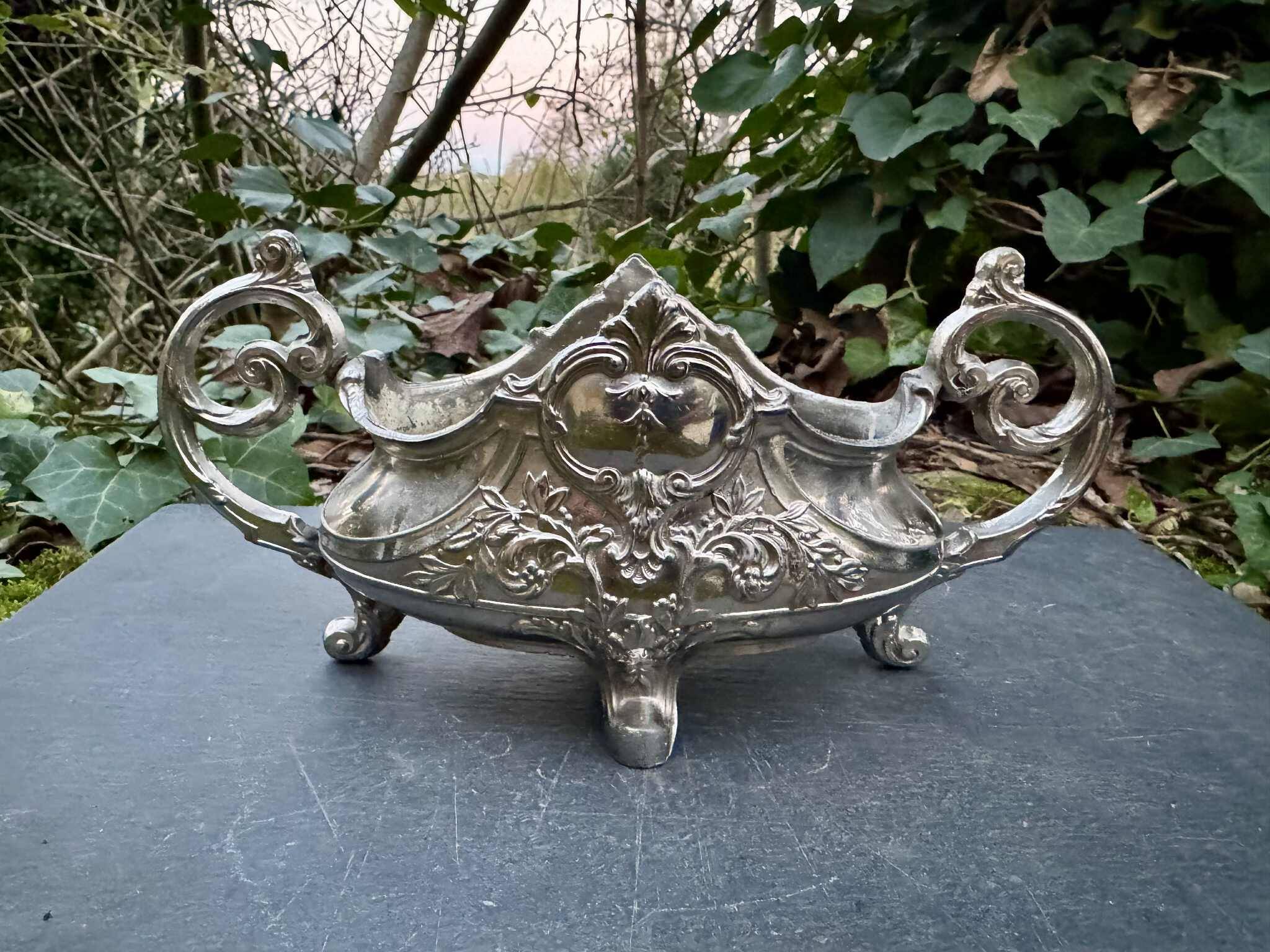 Pair of silver planters from the Napoleon III era
