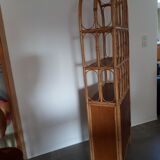 Furniture shelves rattan 60s