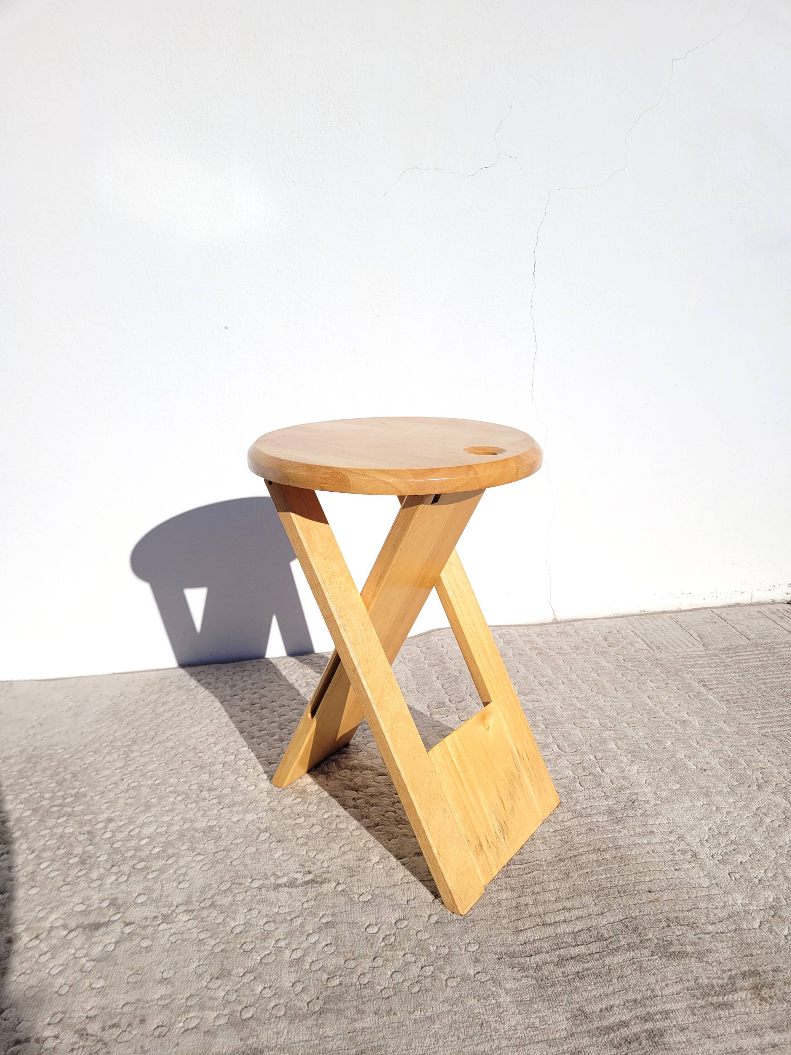 Tabouret pliant ‘Suzy’ Adrian Reed 1980