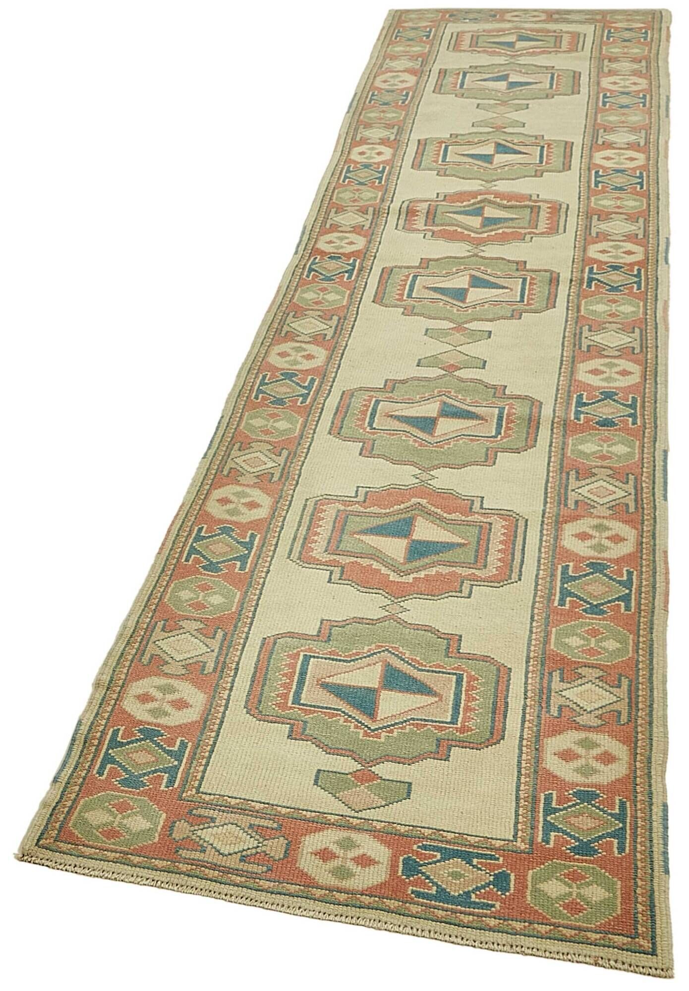 Turkish Vintage Anatolian Rug 78 cm x 367 cm