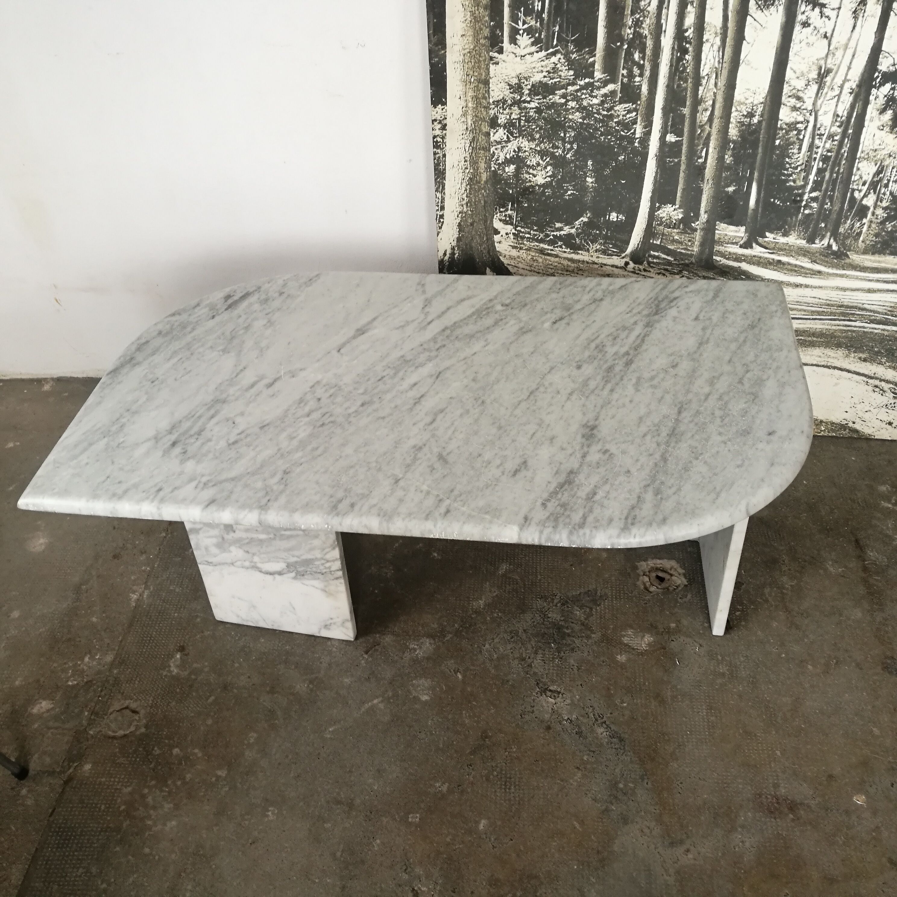 Marble coffee table