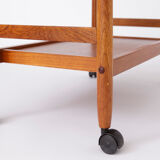 Teak serving trolley 60s-70s Vintage