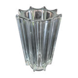 Molded glass vase from the 50s