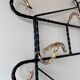 Wrought iron coat rack