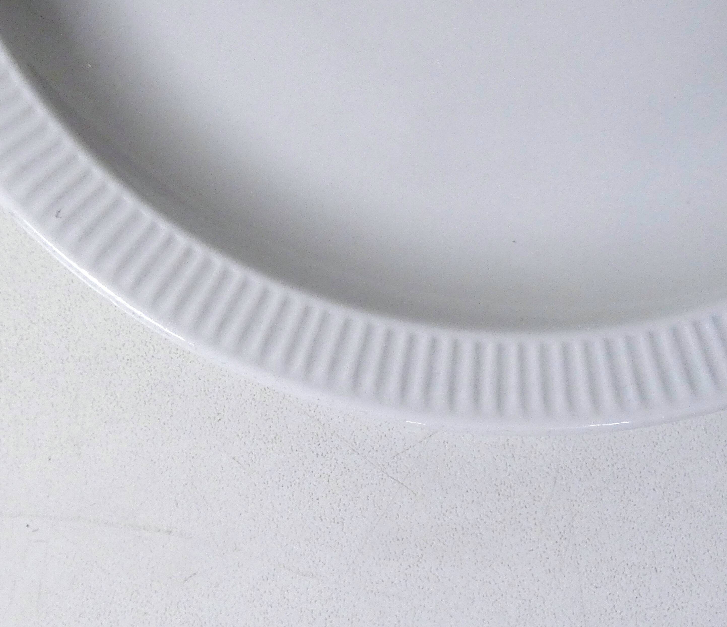 10 Sarreguemines dessert plates in vintage PYROBLAN porcelain