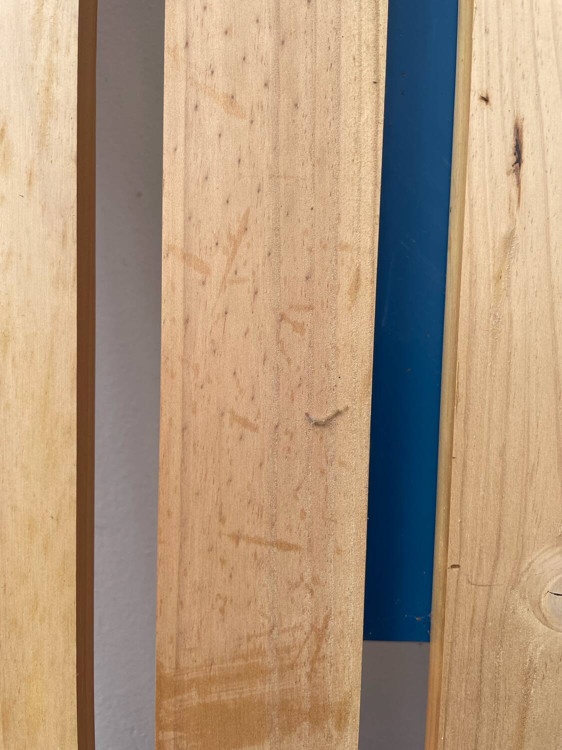 Pine mirror coat rack 1980