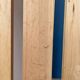 Pine mirror coat rack 1980
