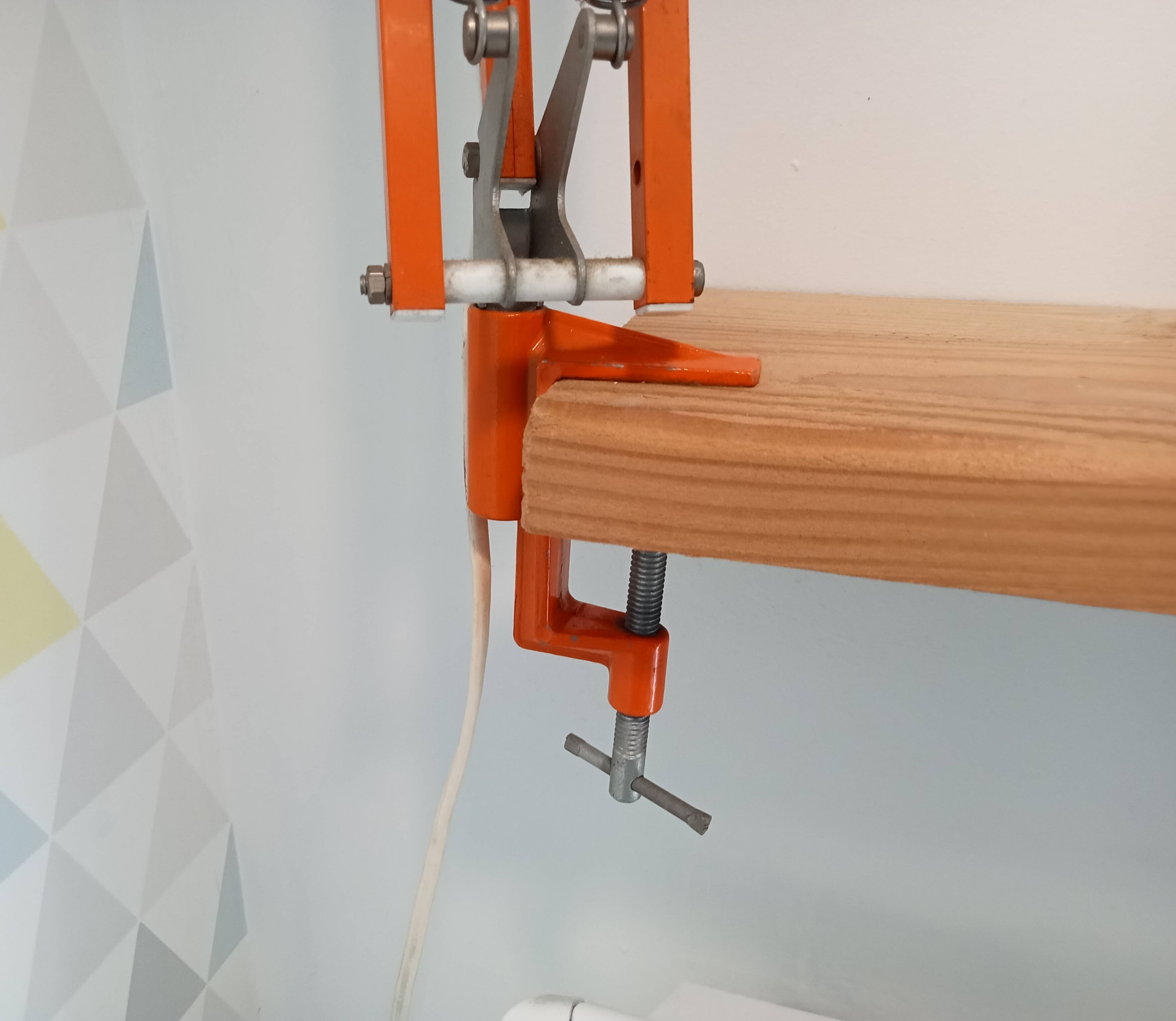 Vintage seventies architect lamp