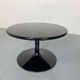 Table Basse d'Appoint Ronde Noire par Pierre Paulin pour Artifort, 1970s