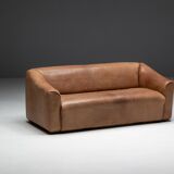 De Sede DS-47 bullhide leather sofa, Switzerland, 1970s