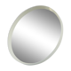 Circular mirror in "cream" laqué wood France circa 1960 68cm