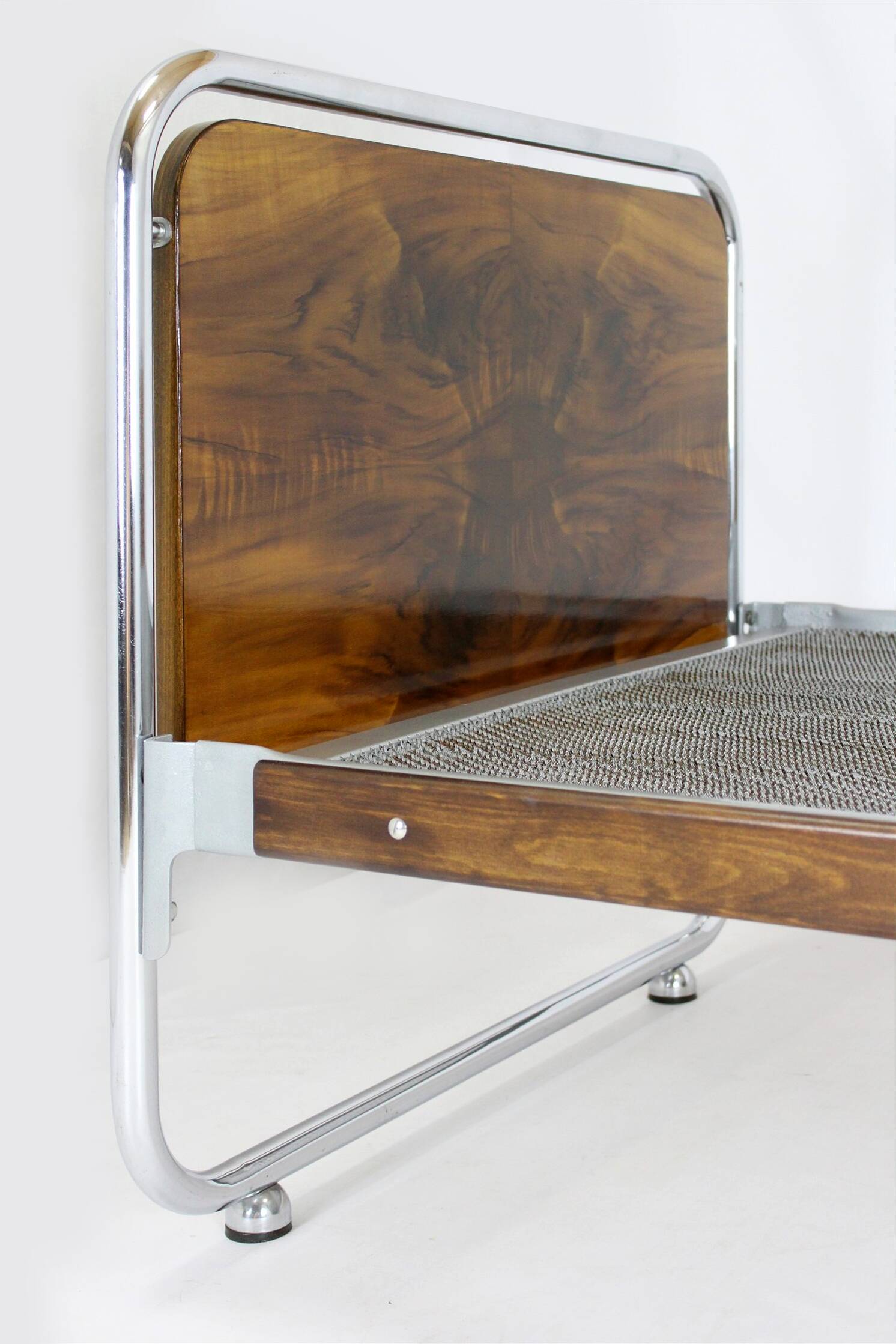 Lits en acier tubulaire Bauhaus, années 1940, lot de 2