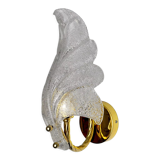 Wall lamp "leaf" by Carl Fagerlund, Murano glass, Germany, 1970