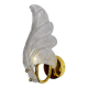 Wall lamp "leaf" by Carl Fagerlund, Murano glass, Germany, 1970