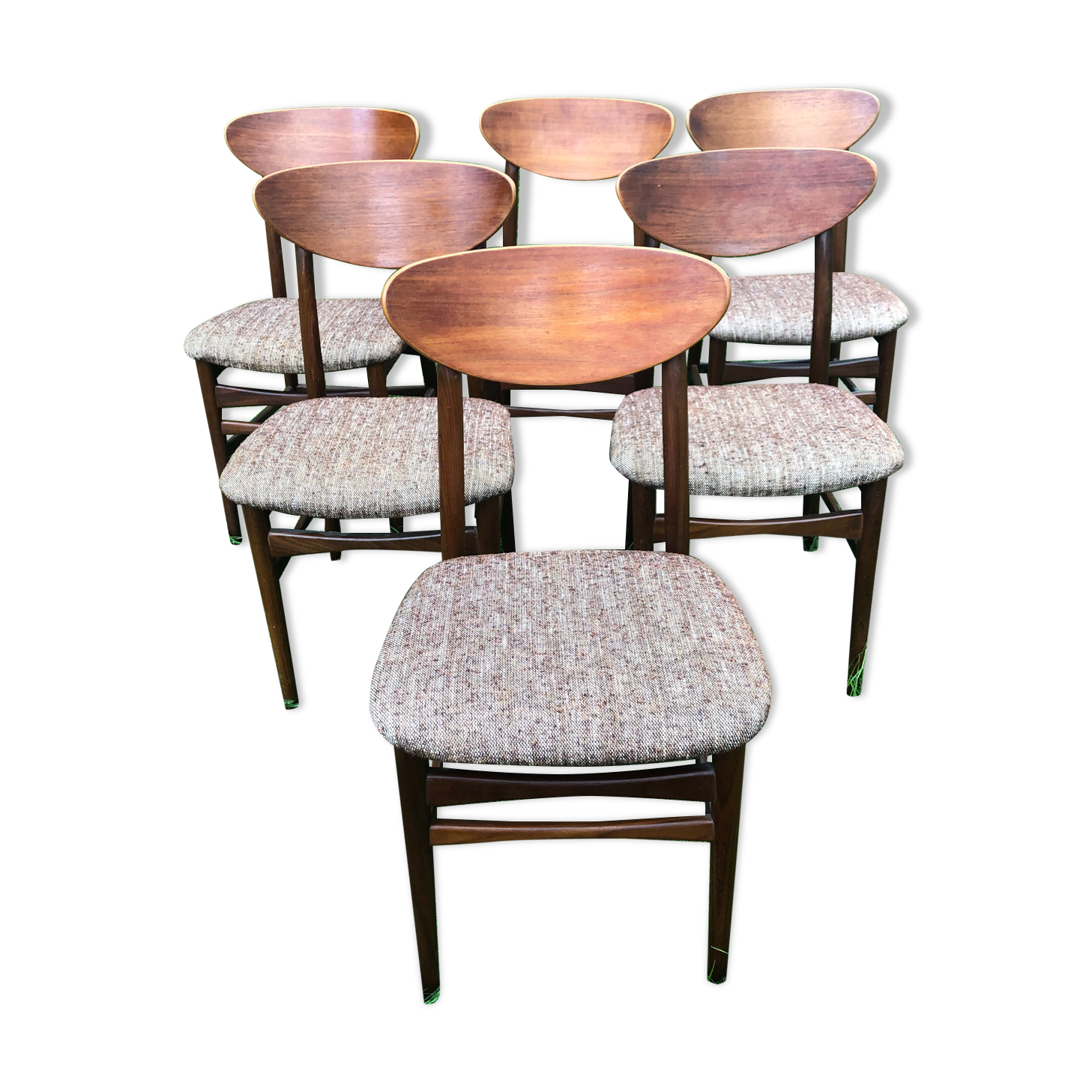 Scandinavian chairs vintage teak 60s