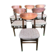 Scandinavian chairs vintage teak 60s