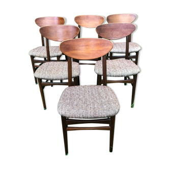 Scandinavian chairs vintage teak 60s