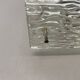 Large 35cm cubic Hollywood Regency Ice Glass Wall Light by J.T. Kalmar 1950