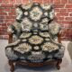 Paire de fauteuils bergère style Louis XV