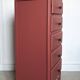 Semainier chiffonnier vintage terracotta