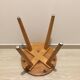 Tabouret rond en bois