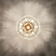 Gilded ice glass chandelier by J.T. Kalmar for Franken KG