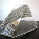 Applique en verre de Murano glacé Vetri, 1970