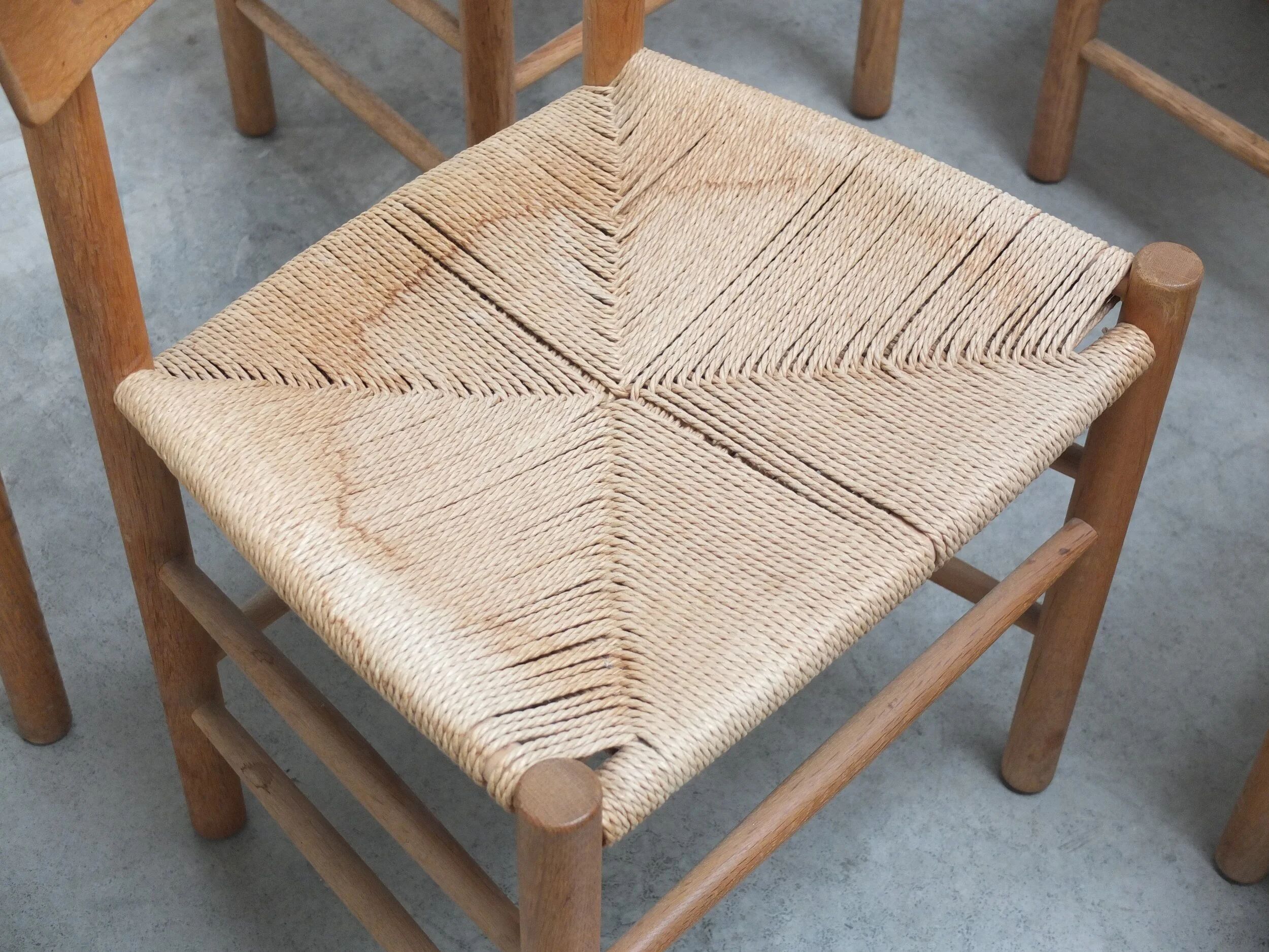 Ensemble précoce de 6 chaises de salle à manger 'J39' par Børge Mogensen pour FDB Møbler, 1947