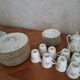 Complete porcelain dinner service