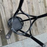 Black bentwood bar stool in Thonet style