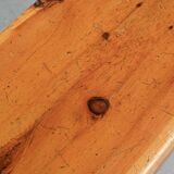 Banc en pin massif par Christian Durupt, circa 1960