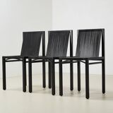 Ruud Jan Kokke Set of 3 'Latjes Dining Chairs for Metaform Netherlands 1986