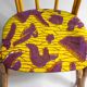 Funky set of five 60s bamboo chairs
