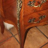 Comfortable style Louis XV rosewood marquetry